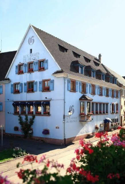 Aux Armes De France Hotell Ammerschwihr Exteriör bild